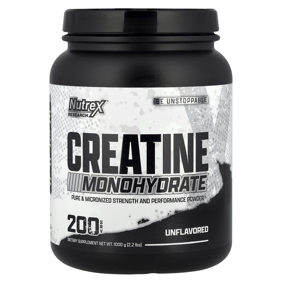 Nutrex Research , Creatine Monohydrate, Unflavored, 2.2 Lbs (1,000 G)