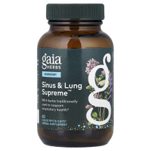 Gaia Herbs, Sinus & Lung Supreme, 60 Liquid Phyto-Caps
