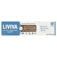 LIVIVA, Laag Koolhydraat + Hoog Eiwit Spaghetti, 7,94 oz (225 g)