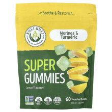 Kuli Kuli, Super Gummies, Moringa & Turmeric, Limone, 60 Superfood Gummies