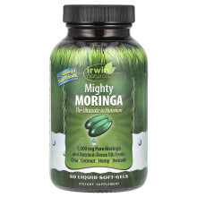Irwin Naturals, Mighty Moringa, 60 Gel de Softer Líquido
