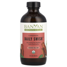 Banyan Botanicals, Organic Daily Swish, Cinnamon, 8 fl oz (236 ml)