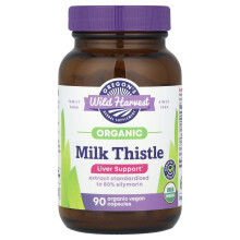 Oregon's Wild Harvest, Biologische Melkdistel, 90 Biologische Vegan Capsules