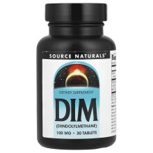 Source Naturals, DIM, 100 mg, 30 Tabletů