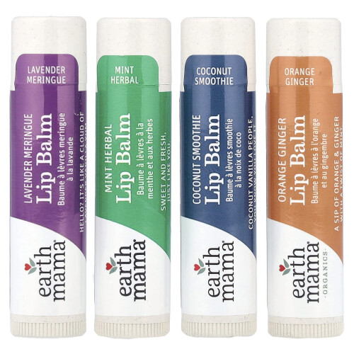 Earth Mama, Λιπική Κρέμα, Quadruplets, 4 Pack, 0.15 oz (4 ml) Each