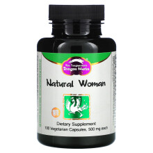 Dragon Herbs, Naturlig Kvinnor, 500 mg, 100 Vegetariska Kapslar