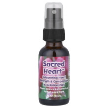 Flower Essence Services, Coração Sagrado, Essência de Flor e Óleo Essencial, 1 fl oz (30 ml)