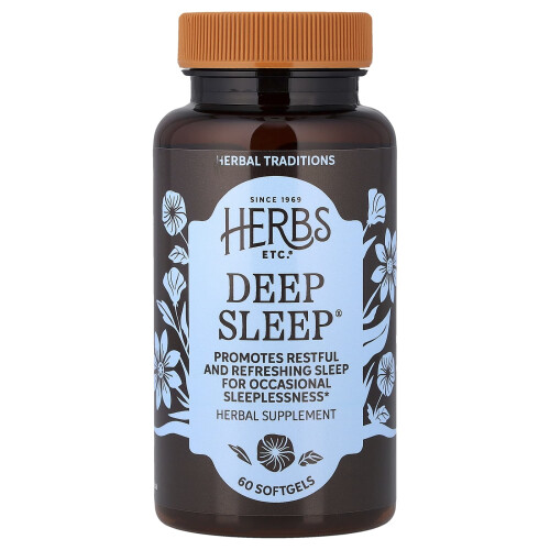 Herbs Etc., Sono Profundo, 60 Softgéis