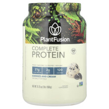 PlantFusion, Volledig Protein, Cookies en Room, 2 lb (900 g)