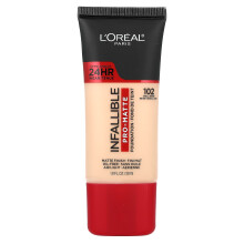 L'Oral, Infallible, Pro-Matte Foundation, 102 Shell Beige, 1 fl oz (30 ml)
