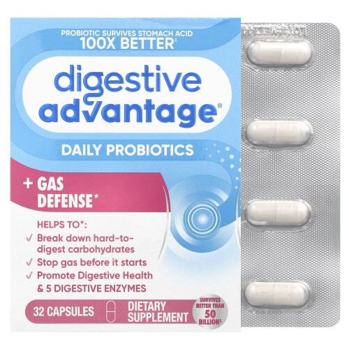 Schiff, Digestive Advantage, Daily Προβιοτικά + Αμυντική Προστασία, 32 Φιάλες