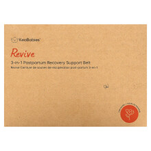 KeaBabies, Revive, Cinturón de Apoyo de Recuperación Postparto 3-en-1, X-Large, Midnight Black, 1 Set
