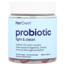 Her Own, Probiotit Gummies, Marjat, 60 Gummies