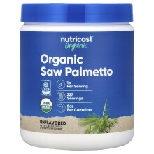 Nutricost, Organic Saw Palmetto, Unflavored, 8 oz (227 g)
