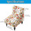2 Pack Armless Chair Covers - Stretchy Polyester Slipcovers 2