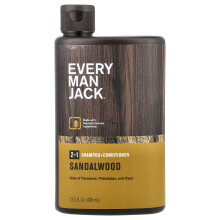 Every Man Jack, 2-in-1 Daily Σαμπουάν & Κοντιόνερ, Για Όλες Τύπους Μαλλιών, Σανδάλι, 13.5 fl oz (400 ml)