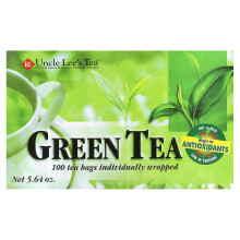 Uncle Lee's Tea, Legenda Číny, Zelený čaj, 100 čajových pytlíků, 5,64 oz