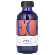 EO Products, Warm Embrace Badolie, Balancerende Roos Geranium, 4 fl oz (118 ml)
