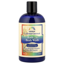 Rainbow Research, Băutură de Băi și Corp cu Oatmeal Coloidal, Fără Parfum, 12 fl oz (360 ml)