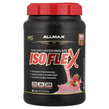 ALLMAX, Isoflex, 100% reines Whey-Protein-Isolat, Erdbeere, 2 lbs (907 g)