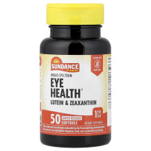 Sundance Vitamins, Bred Spektrum Ögonhälsa, 50 Snabba Frigörande Mjukgels