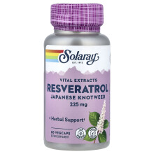 Solaray, Vital Extrakte, Resveratrol Japanischer Knoten, 60 VegCaps
