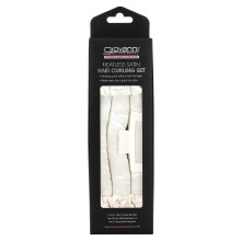 Giovanni, Heatless Satin, Haarkrulset, Ivoorkleur, 4 Stukken