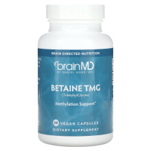 BrainMD, Betain TMG, 60 vegane Kapseln