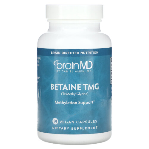 BrainMD, Betain TMG, 60 vegane Kapseln