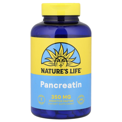 Nature's Life, Παγκρεατίνη, 1,400 mg, 250 Tablets