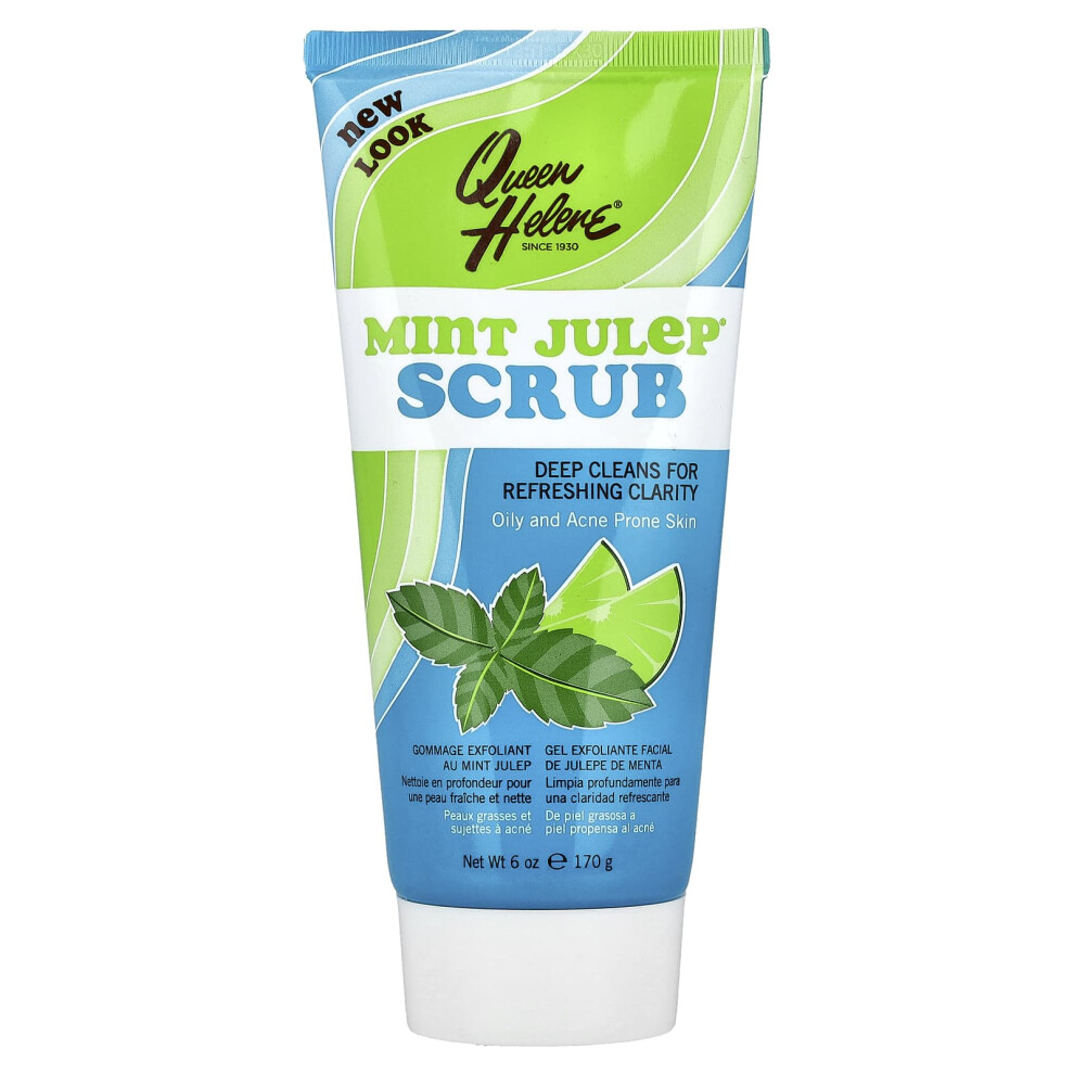 Queen Helene , Mint Julep Scrub, Oily And Acne Prone Skin, 6 Oz (170 G)
