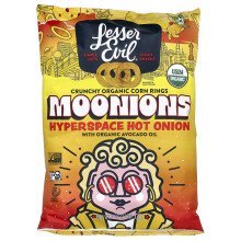 LesserEvil, Moonions, Hyperspace Hot Onion, 6 oz (170 g)