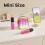 Mini karaoke machine for kids with 2 wireless mics 7