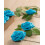 Rose artificiali nere con stelo, 25 pezzi 2