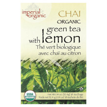 Uncle Lee's Tea, Imperial Organic, Groene Thee met Lemon Chai, 18 Thee Zakjes, 1.14 oz (32.4 g)