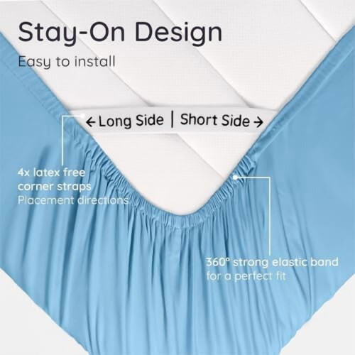 Bamboo Viscose Queen Sheet Set Cooling Soft 1