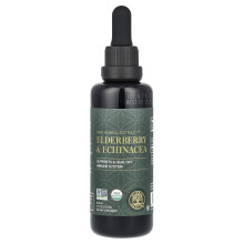 Global Healing, Rå Herbal Ekstrakt, Elderberry & Echinacea, 2 fl oz (59,2 ml)