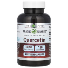 Amazing Nutrition, Quercetina, 500 mg, 120 Cápsulas Vegetales