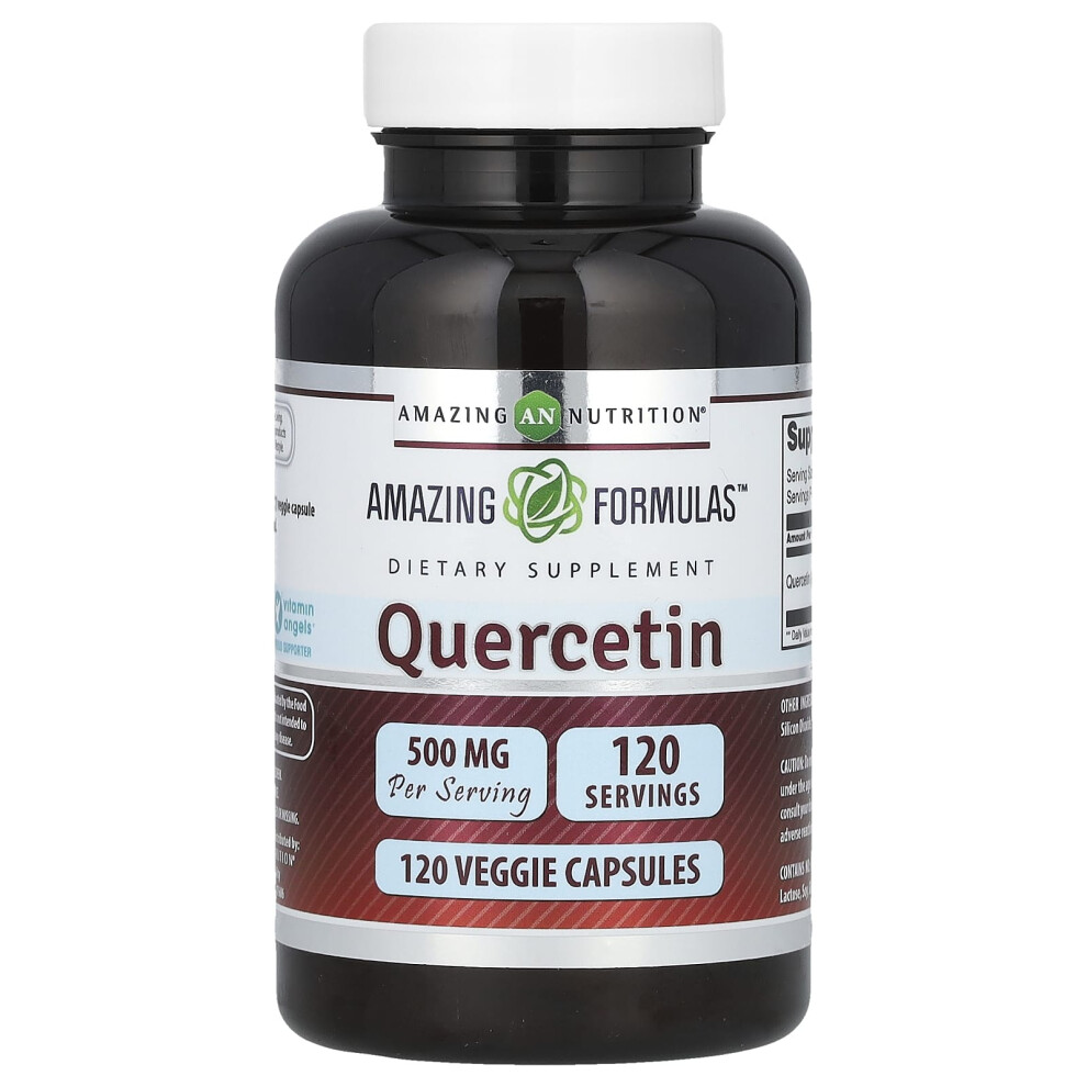 Amazing Nutrition , Quercetin, 500 Mg, 120 Veggie Capsules