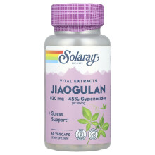 Solaray, Jiaogulan, 820 mg, 60 VegCaps (410 mg pro Kapsel)