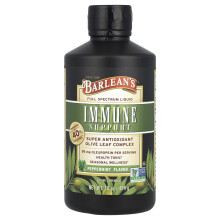 Barlean's, Complexo de Folha de Oliva, Peppermint, 95 mg, 16 oz (454 g)