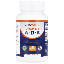 Vitamatic, Vitamíny A, D, K, 180 Vegetariánske kapsuly