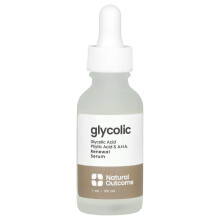 Natural Outcome, Glicolico, Siero di Rinnovamento, Senza Profumo, 1 oz (30 ml)