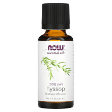 NOW Foods, Essentiële Olien, Hyssop, 1 fl oz (30 ml)