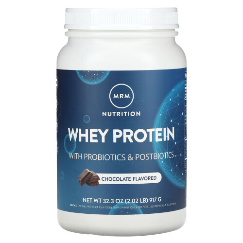 MRM Nutrition, Whey Protein, Με Προβιοτικά & Μεταβιοτικά, Σοκολάτα, 2.02 lbs (917 g)