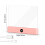 Lampe de lecture LED transparente avec commande tactile et port USB 2