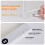 Dimmable Smart LED Reading Light, Full-Page Book Light for Night Reading – Compatible with Kindle, iPad 4