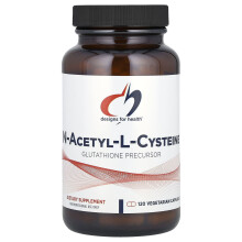 Designs For Health, N-Acetyl-L-Cysteine, 120 Βεγεταριακά Φιαλίδια (900 mg ανά Φιαλίδιο)