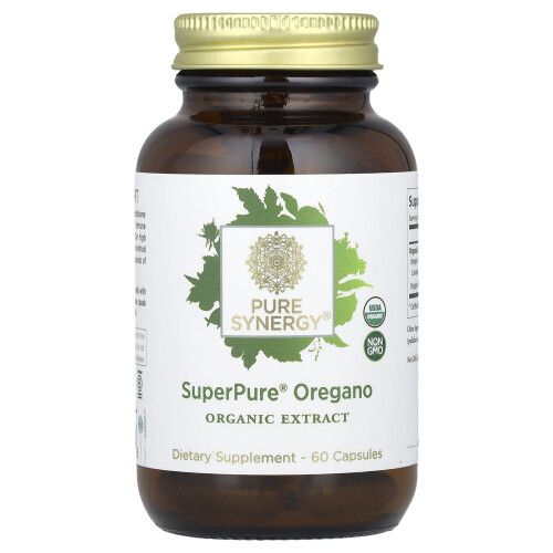 Pure Synergy, SuperPure Oregano, 60 Capsules