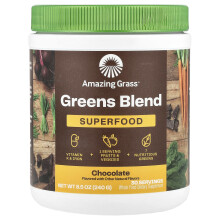 Amazing Grass, Vihannekekas, Superfood, Chocolate, 8.5 oz (240 g)